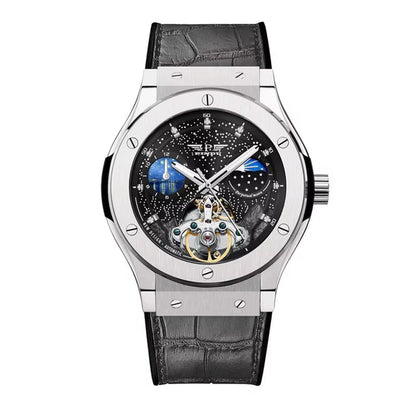 INDU Design Mens Watches To Brand Luxury Fashion Business Automatic Watch Men'S Waterroof Mechanical Watch Montre Homme