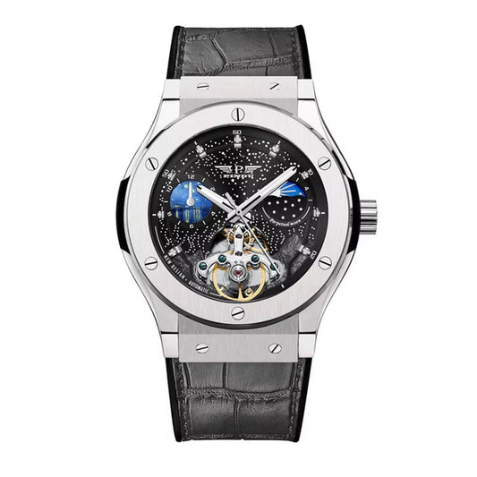 INDU Design Mens Watches To Brand Luxury Fashion Business Automatic Watch Men'S Waterroof Mechanical Watch Montre Homme