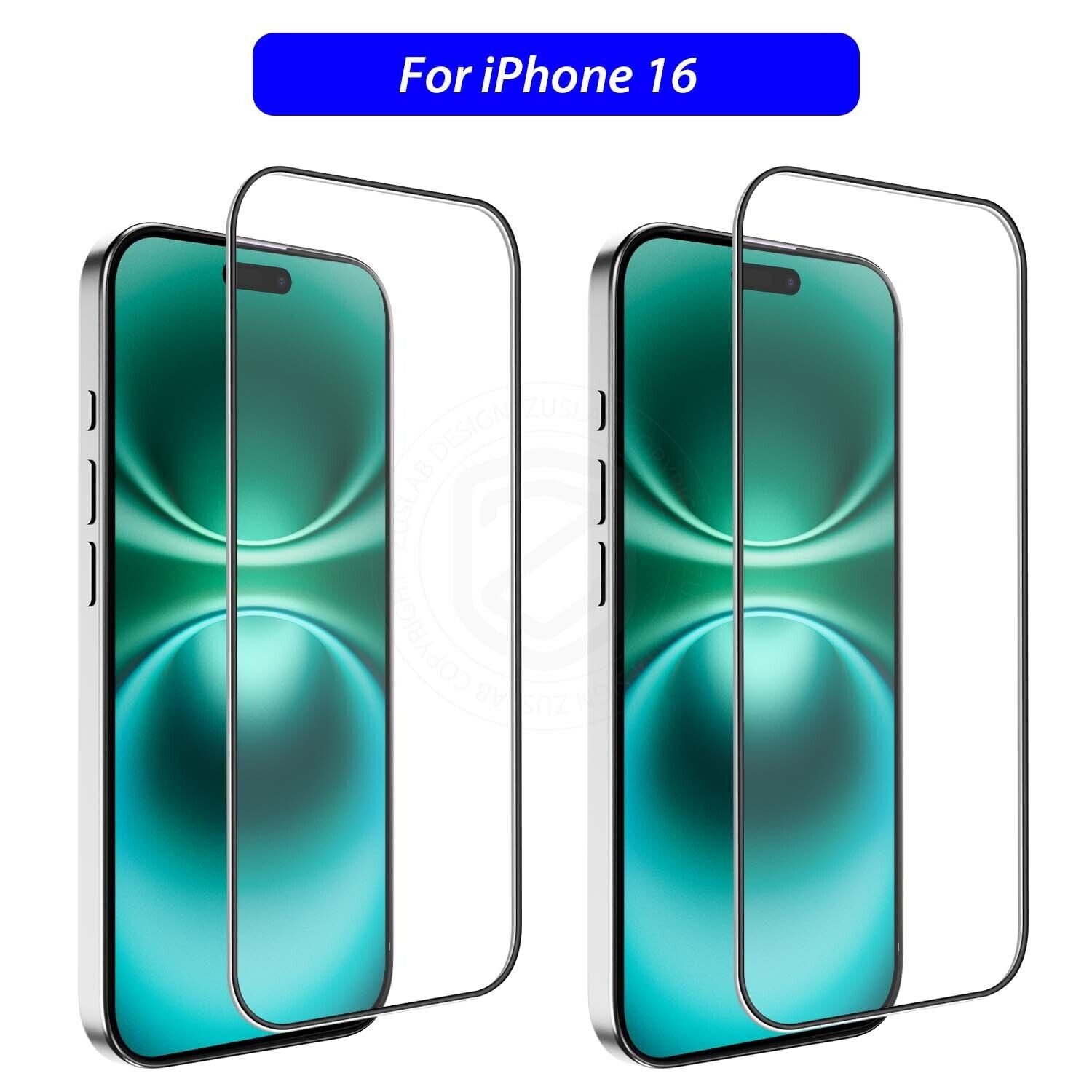 Tempered Glass Screen Protector X2 for iPhone 11, 12, 13, 14, 15, and 16 Pro Max Plus
