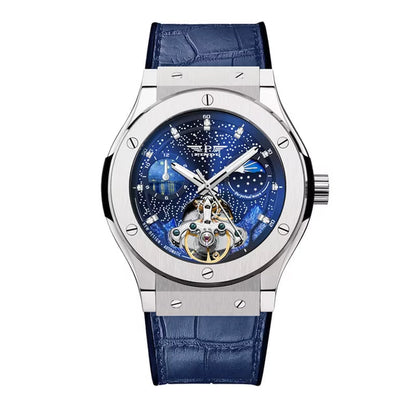 INDU Design Mens Watches To Brand Luxury Fashion Business Automatic Watch Men'S Waterroof Mechanical Watch Montre Homme