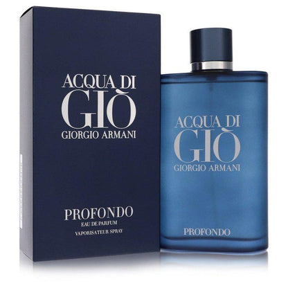 Giorgio Armani Acqua Di Gio Profondo Eau De Parfum for Men – A Sophisticated Blend of Deep Marine, Citrus, and Woody Notes for Timeless Elegance