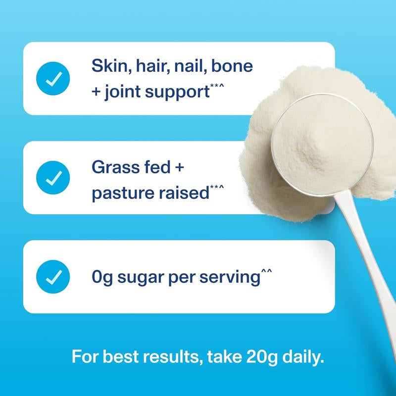 2025 Best Selling Vital Proteins Grass Fed Collagen Peptides Powder, Supports Hair, Skin, Nails, Bones, and Joints Health, Hydrolyzed Peptides - Zero Sugar, Unflavored, 9.33Oz