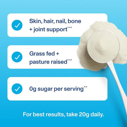 2025 Best Selling Vital Proteins Grass Fed Collagen Peptides Powder, Supports Hair, Skin, Nails, Bones, and Joints Health, Hydrolyzed Peptides - Zero Sugar, Unflavored, 9.33Oz