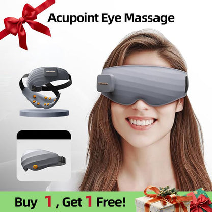 Buy One, Get One Free – Zencave Acupoint Eye Massager，Perfect Mother’S Day Gift， Heated Shiatsu Massage with Air Compression & Bluetooth Music，Relieves Eye Strain, Migraines, Dark Circles & Dry Eyes ，Smart Rechargeable Eye Mask for Sleep & Stress Relief