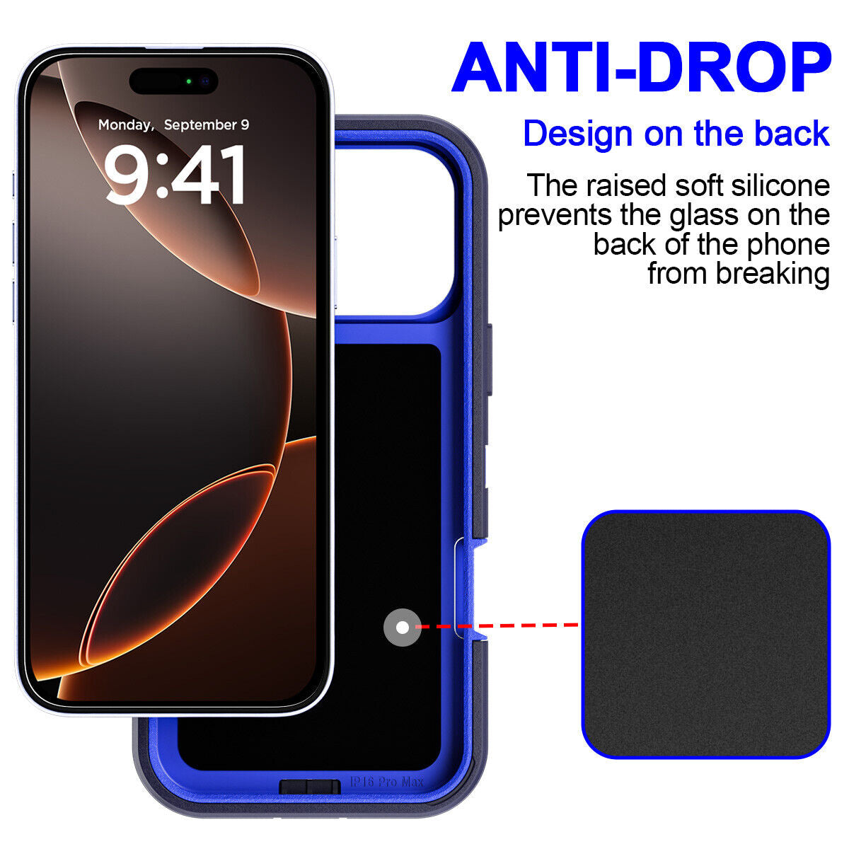 For Iphone 16 14 13 12 11 15 Pro Max 16E Case Rugged Shockproof Heavy Duty Cover