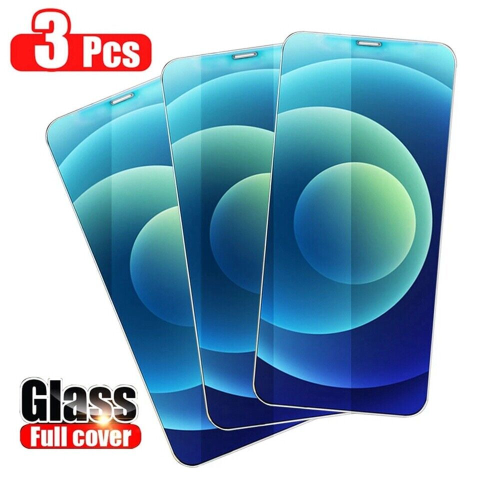 Tempered Glass Screen Protector for iPhone 12, 13, 14, 15, 16 Pro Max, XR, and XS