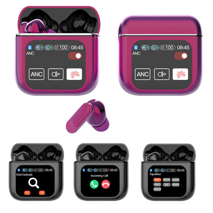 2024 Bluetooth 5.4 Wireless Stereo Earbuds with Touch Screen and Enhanced Bass