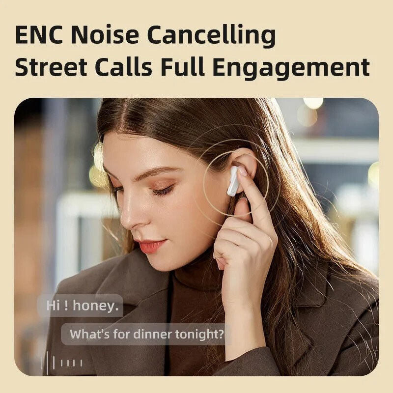 2024 Bluetooth 5.4 Wireless Stereo Earbuds with Touch Screen and Enhanced Bass
