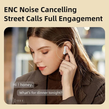 2024 Bluetooth 5.4 Wireless Stereo Earbuds with Touch Screen and Enhanced Bass