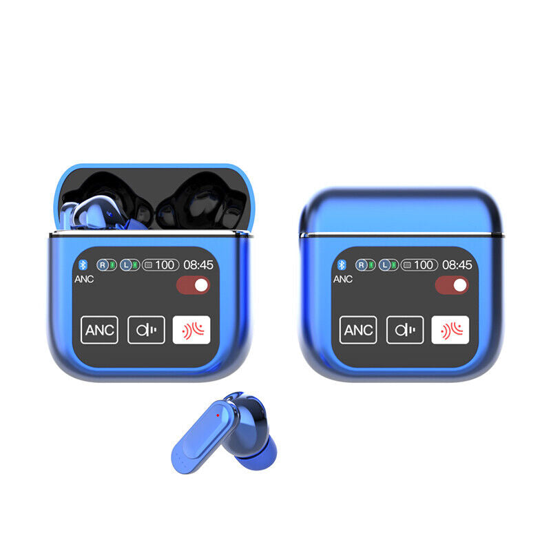 2024 Bluetooth 5.4 Wireless Stereo Earbuds with Touch Screen and Enhanced Bass