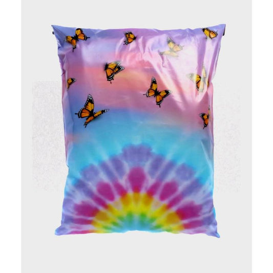 Rainbow Butterfly Poly Mailers - Size 19x24 Colorful Shipping Bags