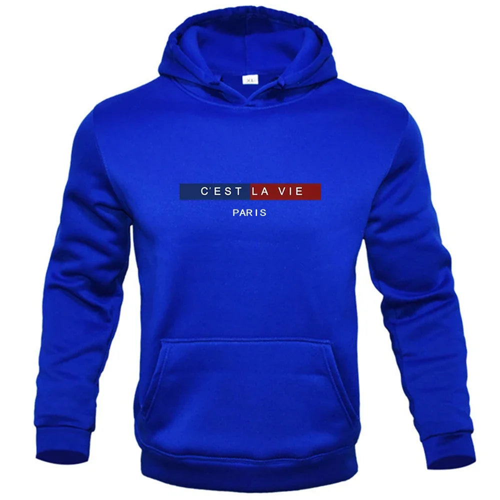 Male Solid Color Men Hoodies Fleece Warm Mens Sweatshirts Fashion Streetwear Casual Men'S Loose Breathable Pullovers Brand Hoody