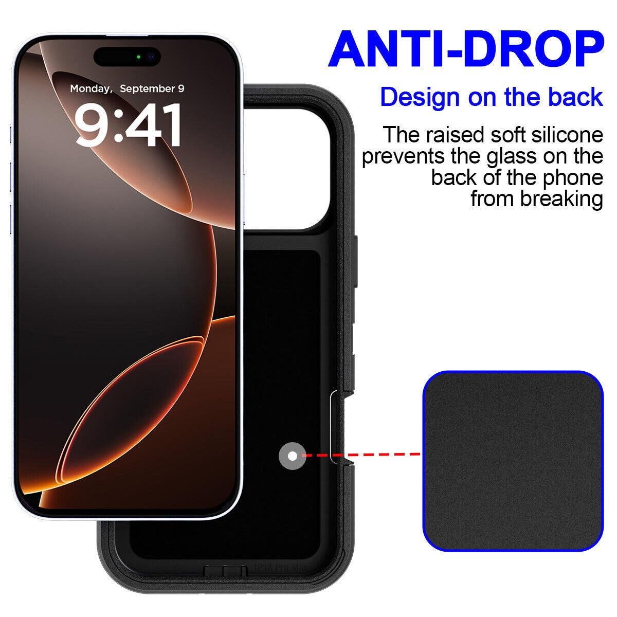 For Iphone 16 14 13 12 11 15 Pro Max 16E Case Rugged Shockproof Heavy Duty Cover