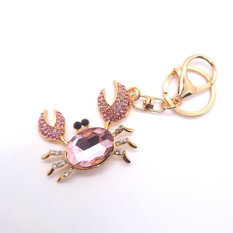Cruz the Crab Glitzy Drop Accessory for Phones, Bags, and Keys