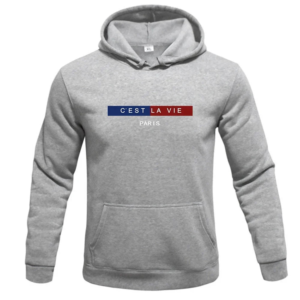 Male Solid Color Men Hoodies Fleece Warm Mens Sweatshirts Fashion Streetwear Casual Men'S Loose Breathable Pullovers Brand Hoody