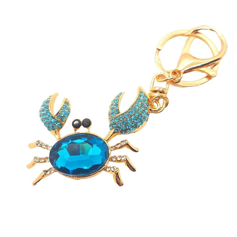 Cruz the Crab Glitzy Drop Accessory for Phones, Bags, and Keys