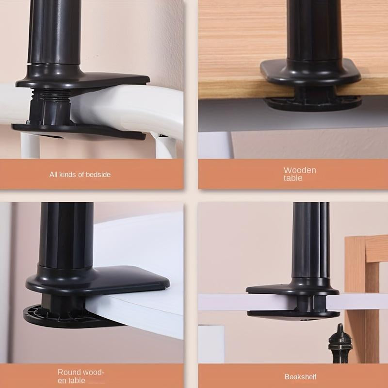 Adjustable 360° Rotatable Metal Desktop Phone and Tablet Holder, Versatile Smartphone Stand for Office and Home Use, Compatible with Most Mobile Devices, Ideal for Back to School Gifts