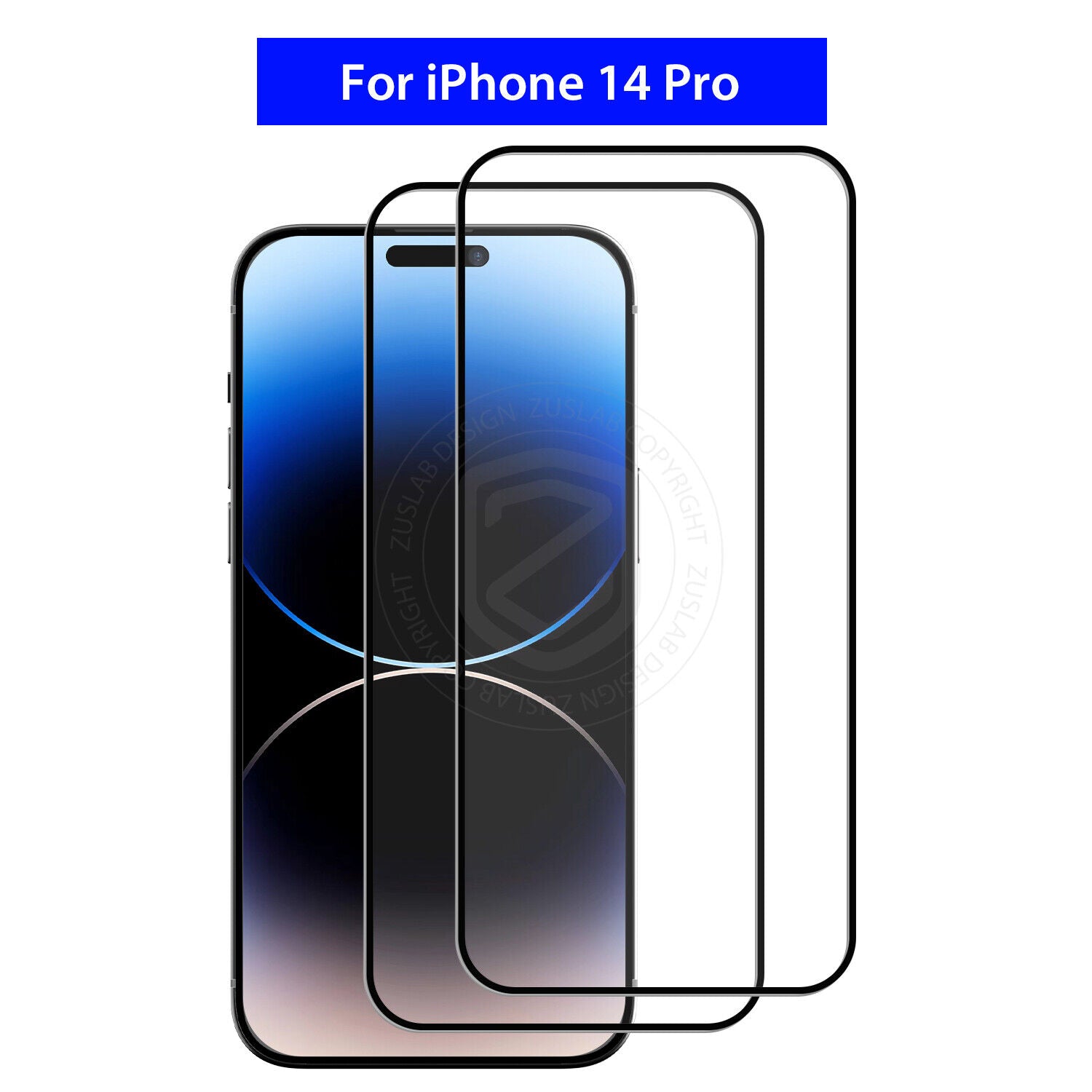 Tempered Glass Screen Protector X2 for iPhone 11, 12, 13, 14, 15, and 16 Pro Max Plus