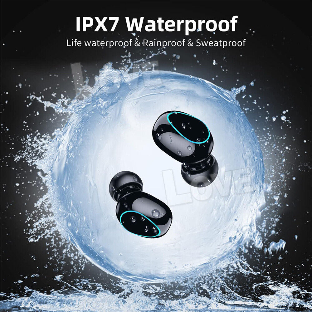 TWS Bluetooth 5.3 Waterproof Wireless Earbuds with LED Display - 2024 Model