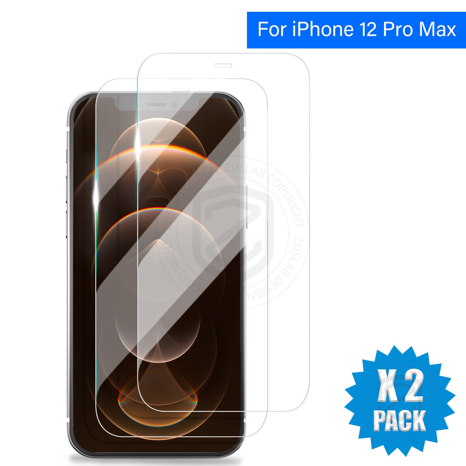 Glass Screen Protector X2 for iPhone Models 6 Plus to 16E Pro XS Max