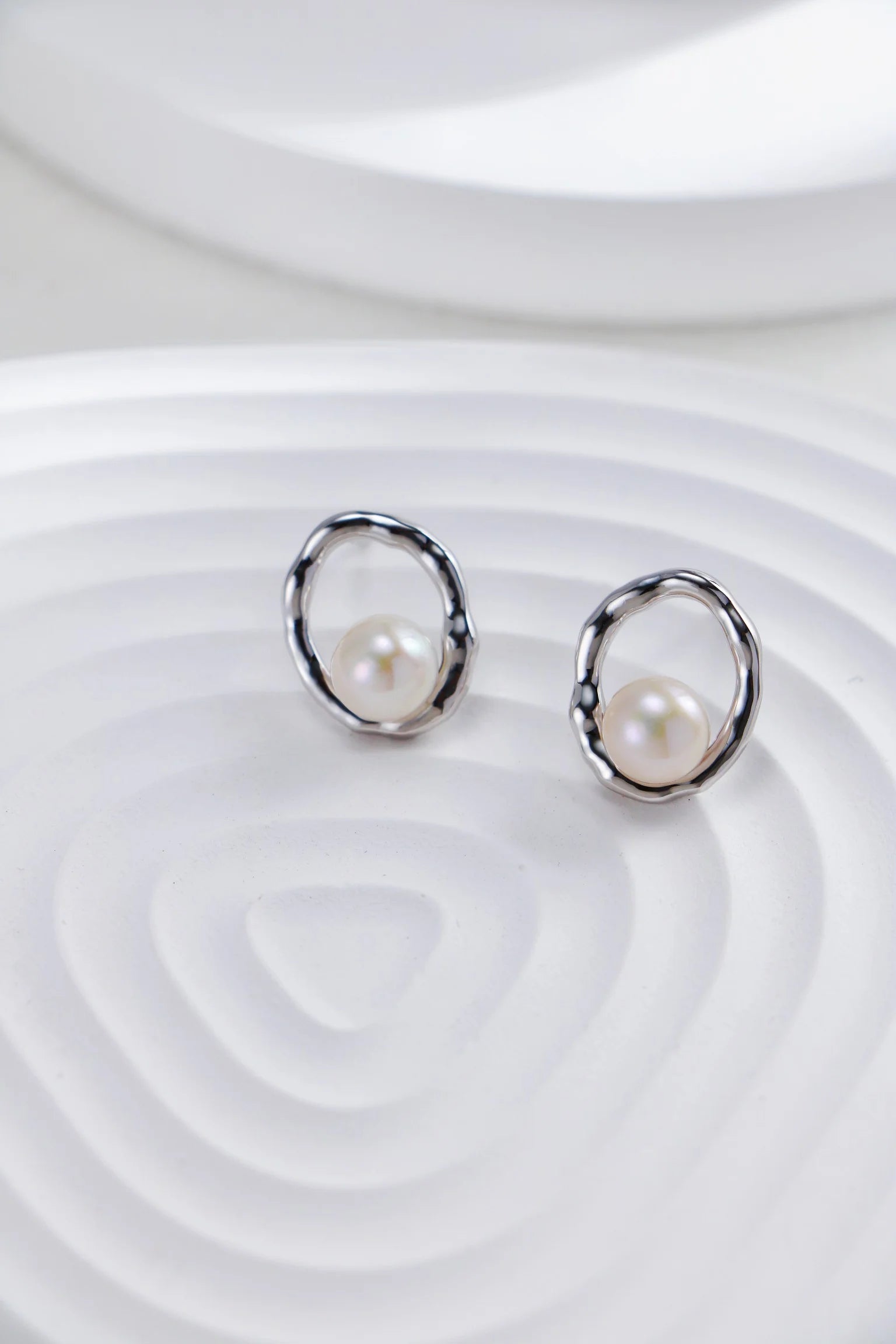 Minimalist Pearl Earrings
