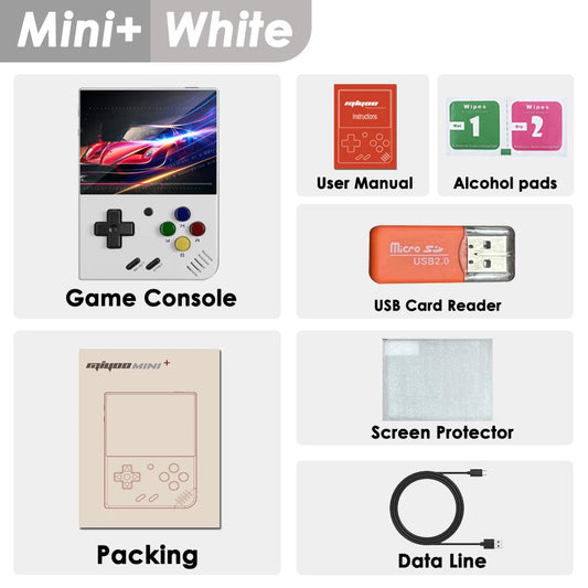 Portable Retro Handheld Game Console V2 Mini+ with IPS Screen - Classic Video Game System for Children, Linux-Based