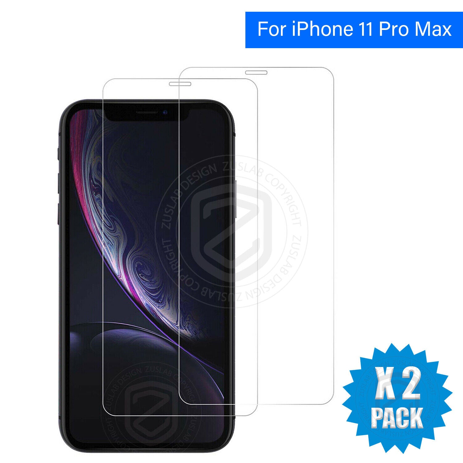 Glass Screen Protector X2 for iPhone Models 6 Plus to 16E Pro XS Max