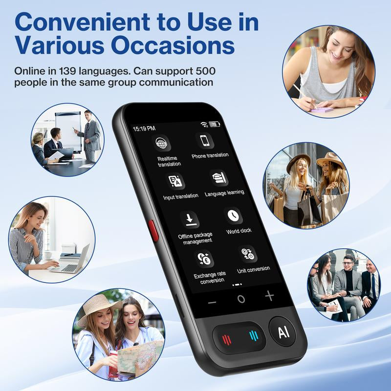 Advanced AI Writing and Conversational Device Featuring 40 Distinct AI Roles, Driven by Advanced Large Language Model Technology
