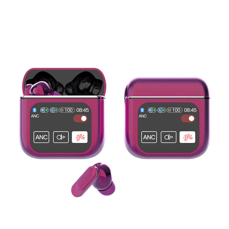 2024 Bluetooth 5.4 Wireless Stereo Earbuds with Touch Screen and Enhanced Bass