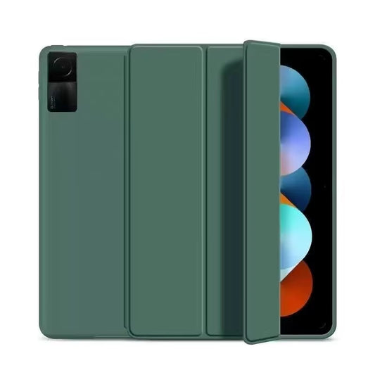 Xiaomi Mi Pad 7/6 Pro/5/11/11.2 and Redmi Pad SE 11/10.6/8.7/12.1 Silicone Case with Auto Wake and Sleep Functionality, Supports Charging