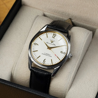 Genuine Shanghai Mechanical Watch Manual Winding 17 Diamond Retro Fashion Waterproof Mens Watch Religio Masculino Watche for Men
