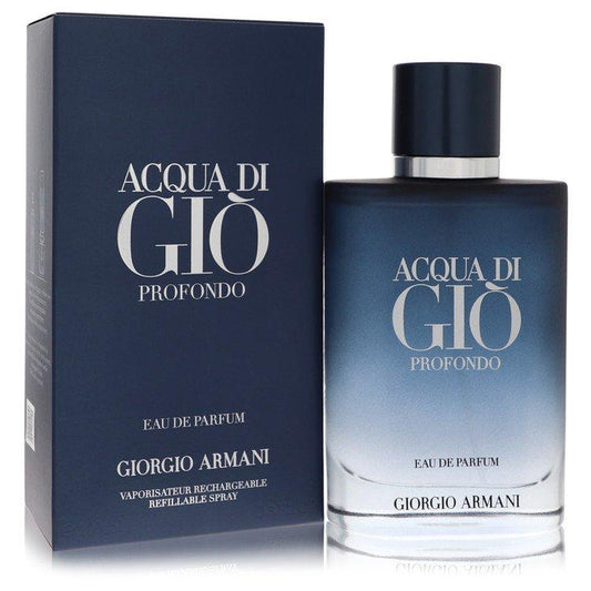 Giorgio Armani Acqua Di Gio Profondo Eau De Parfum for Men – A Sophisticated Blend of Deep Marine, Citrus, and Woody Notes for Timeless Elegance