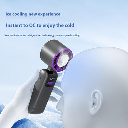 ZIHNIC Y31 Portable Handheld Turbo Fan - Rechargeable Cooling Device for Outdoor Activities, Travel, and Work