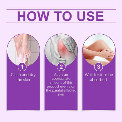 Professional Body Care Massage Gel - Purple Formula for Daily Joint Relief in Knees, Elbows, and Shoulders with Comfortable Topical Application