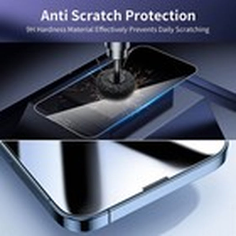 Privacy Tempered Glass Screen Protector for iPhone 16E, 16, 15, 14, 13, 12, 11 Pro Max
