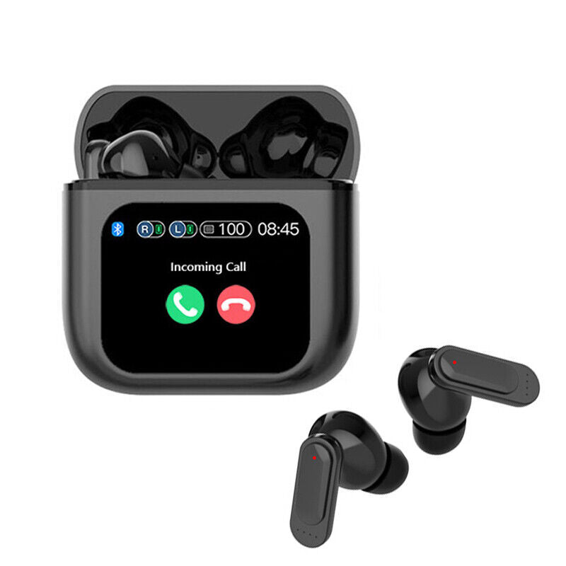 2024 Bluetooth 5.4 Wireless Stereo Earbuds with Touch Screen and Enhanced Bass