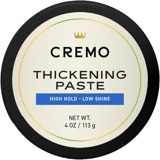 Mens Hair Paste - Premium Barber Grade Thickening Paste with High Hold and Low Shine, 4 Oz