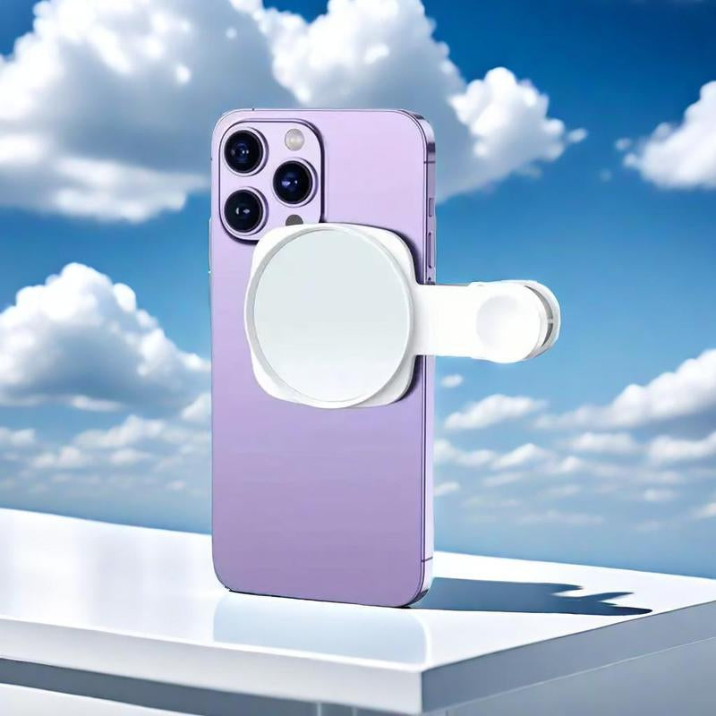 Portable Smartphone Selfie Mirror Clip for Enhanced Rear Camera Photography, Compatible with Android Devices, Ideal Mobile Accessory and Gift for Women