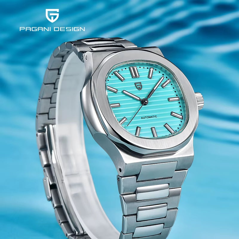 2025 New Watches Mens Luxury Seagull ST6 Mechanical Mens Automatic Watches Sapphire Stainless Steel Waterproof