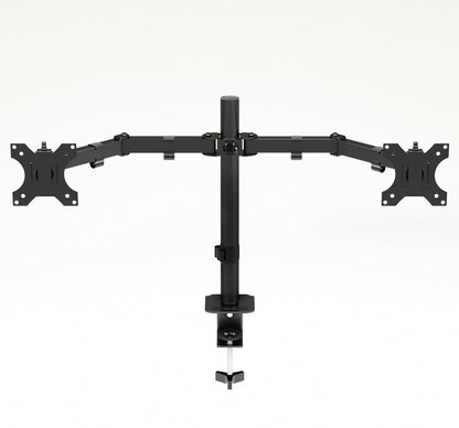 Monitor Stand Dual Arm Desk Mount LED TV Screen Holder Bracket up to 27''
