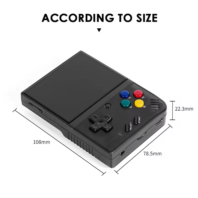 Portable Retro Handheld Game Console V2 Mini+ with IPS Screen - Classic Video Game System for Children, Linux-Based