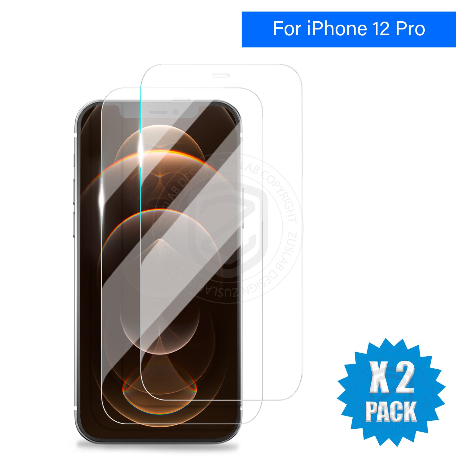 Glass Screen Protector X2 for iPhone Models 6 Plus to 16E Pro XS Max