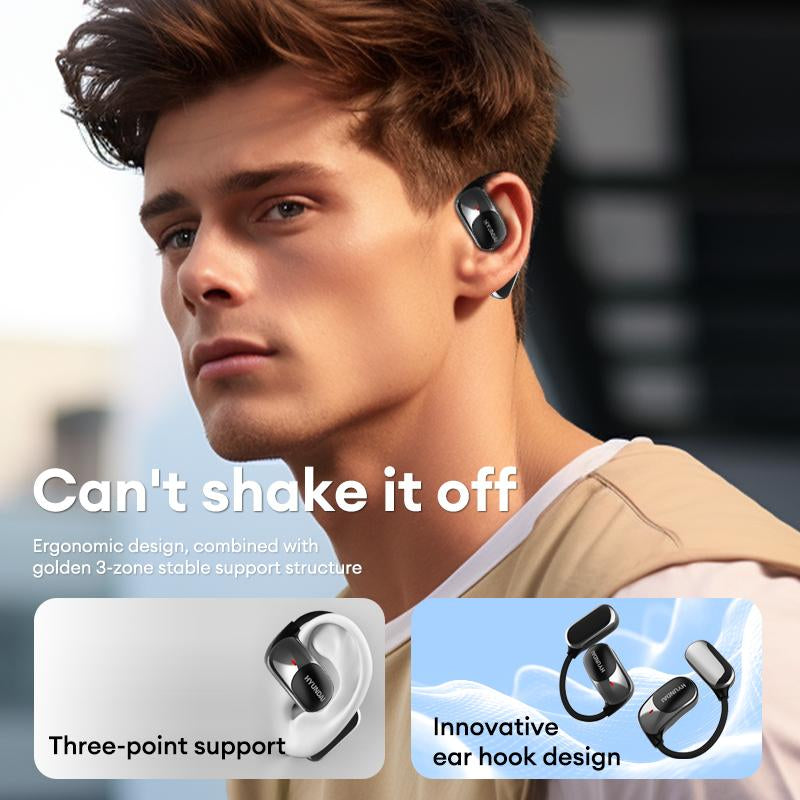 HYUNDAI FIT2 OWS Wireless Bluetooth Earbud Headset with V5.4 Audio Technology - Premium Comfort and Sound Quality for Music and Phone Calls