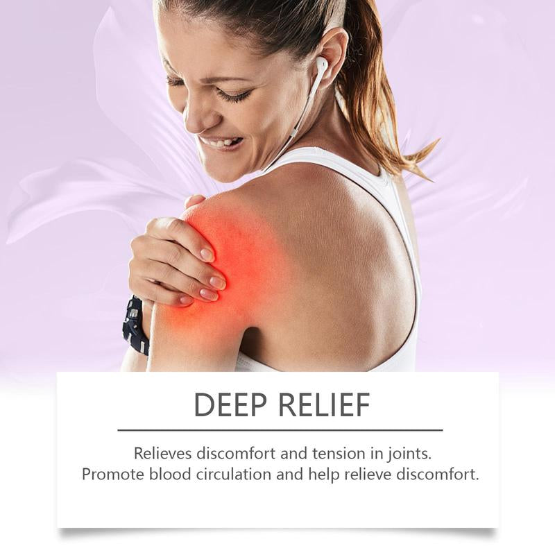 Professional Body Care Massage Gel - Purple Formula for Daily Joint Relief in Knees, Elbows, and Shoulders with Comfortable Topical Application