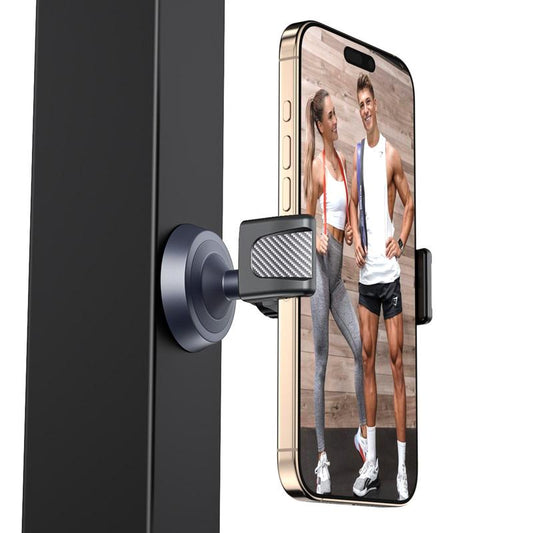 360-Degree Rotating Magnetic Phone Holder Mount for Gym - Universal Base for All Cellphones and Accessories