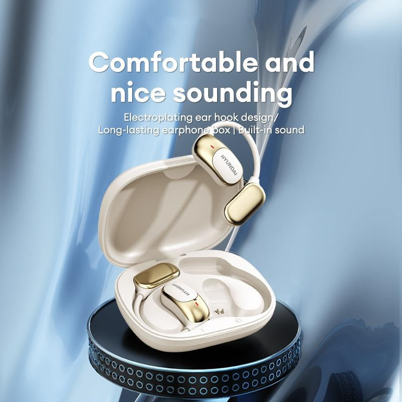 HYUNDAI FIT2 OWS Wireless Bluetooth Earbud Headset with V5.4 Audio Technology - Premium Comfort and Sound Quality for Music and Phone Calls
