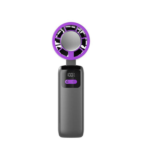 ZIHNIC Y31 Portable Handheld Turbo Fan - Rechargeable Cooling Device for Outdoor Activities, Travel, and Work