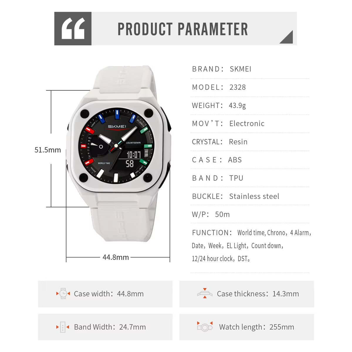 Business Digital Electronic Watch Fashion Sports Quartz Watches for Mens Women Waterproof Wristwatches Clock Reloj Hombre