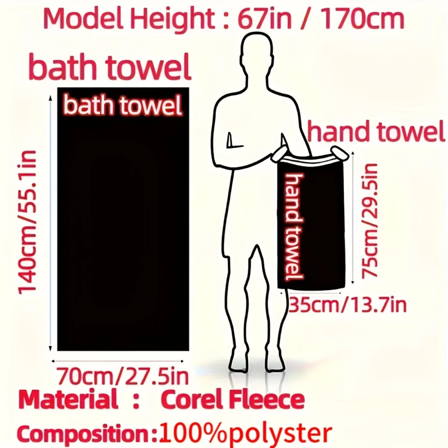 2Pcs Men'S Shower Wrap Robe Set - Ultra-Absorbent, Non-Fuzzing, Button Fastened, Comfortable Bath Towel Wrap - Premium Collectio