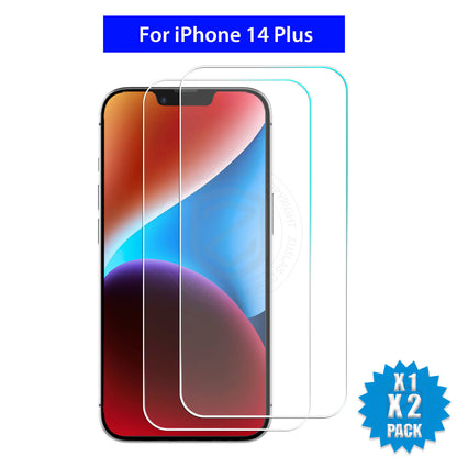 Glass Screen Protector X2 for iPhone Models 6 Plus to 16E Pro XS Max